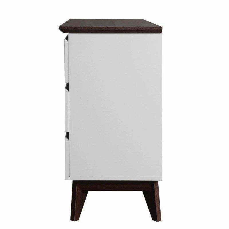 Cómoda moderna de 6 cajones con amplio espacio de almacenamiento