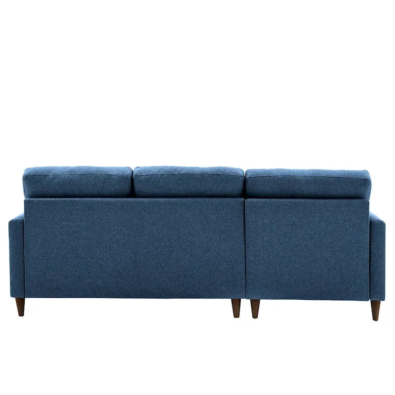 Sofá seccional en L con chaise reversible y almacenamiento oculto